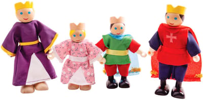 Poppenhuispoppetjes - Koninklijke familie
