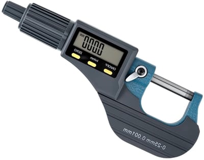 Digitale LCD Micrometer voor Nauwkeurige Metingen, Elektronisch, 0-25mm, Outdoor Gebruik, Hoge Resolutie