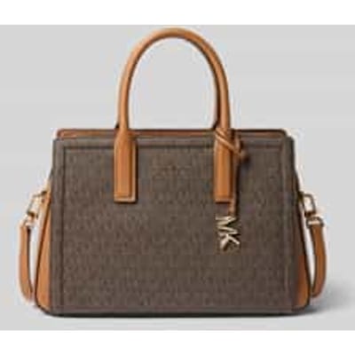 Michael Kors Laila Medium Handtas Dames - Leer - Bruin/AcGoudn