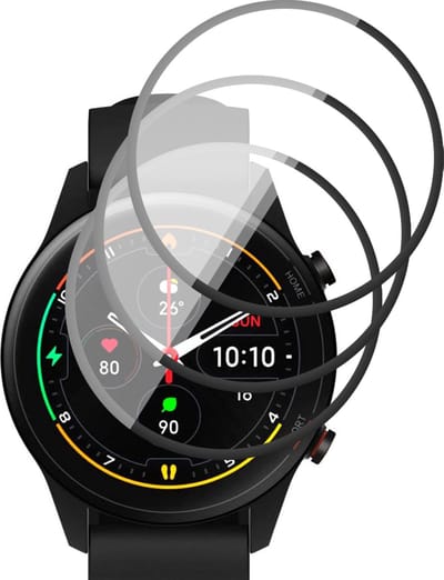 Screenprotector geschikt voor Xiaomi Mi Watch - PET Glasfolie Full Screen Protector - 3 Stuks