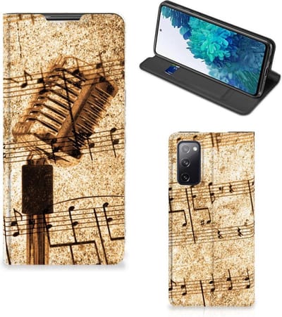 Samsung Galaxy S20 FE Stand Case Bladmuziek