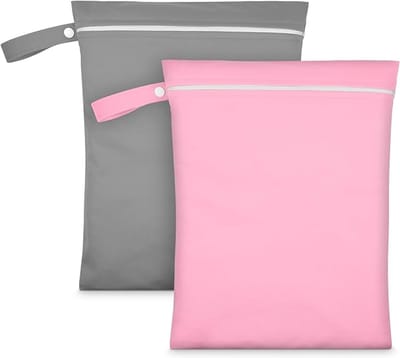 Waterdichte Reiszak voor Nat en Droog, Wasbare Organizer voor Luiers, Yoga en Reizen met Handvat en Rits