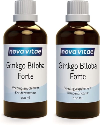 Nova Vitae - Ginkgo Biloba - Forte - Tinctuur - 200 ml
