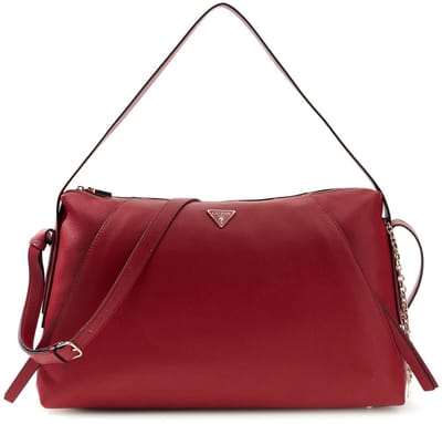 GUESS schoudertas Devon Shoulder Bag Dark Cherry donkerrood