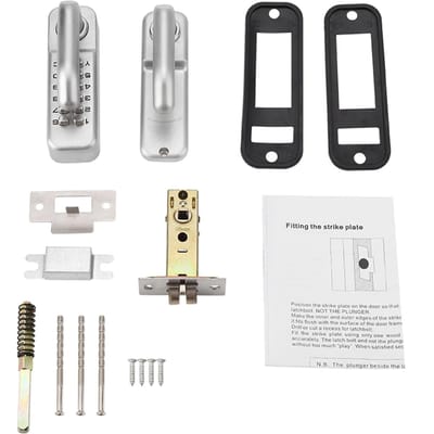 1 - 11 Cijferige Code Combinatie Nokdeur Zinklegering Handig Wachtwoord Beveiliging Codedeur white