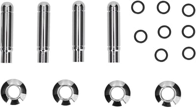 Allecto - Auto Deurslot Pin Set - 8-delige set met Bedekking - Vervangend voor Trax/Cruze/Malibu - Duurzaam en betrouwbaar - Eenvoudige installatie..
