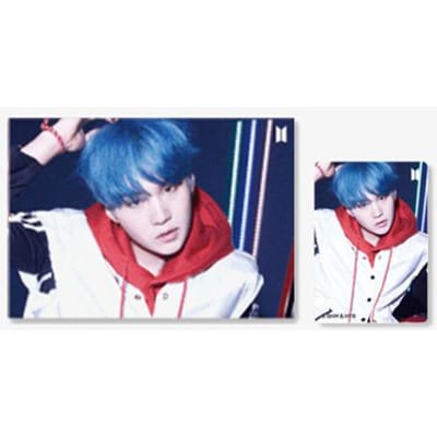 BTS(BangTan-jongens) Lenticulaire 3D-fotokaart + 1 fotokaart VER.2 (HOU VAN JEZELF 'Haar') 7 leden