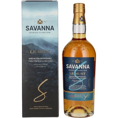 Savanna rum Savanna LE MUST Reunion Island Rum 45% Vol. 0,7l in geschenkverpakking