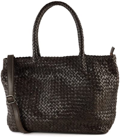 Bear Design Suus Gevlochten Shopper - Bruin