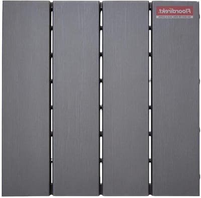 Terrastegels - Balkontegels - Buitenruimte creëren - Eenvoudig kliksysteem - 30 x 30 cm - Grijs