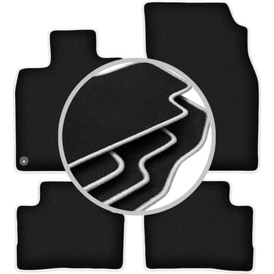 CARLUX-SILVER automatten voor: Nissan Qashqai II J11 crossover (2013-)