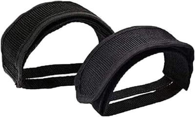 SnelShoppen - 2Pcs Fiets Pedal Belts - Verstelbare Non-Slip Nylon Fiets Pedal Straps - Duurzame Zelfklevende Toe Clip Straps voor Fietsers