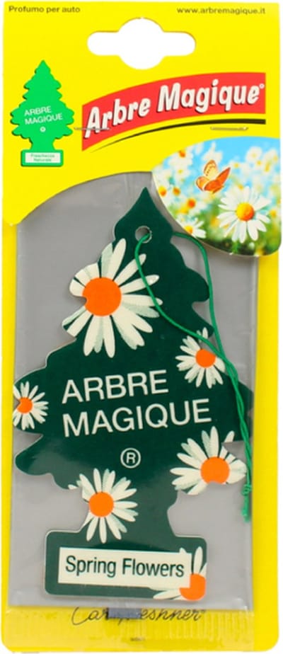Voorjaarsbloemen Arbre Magique Geurboom luchtverfrisser voor in de auto Spring Flowers – Car Parfum – Geurboompje – Geurbooster – Wonderboom – Geurverfrisser – Nieuwe Auto – Autogeur – Autoparfum – Geurblad