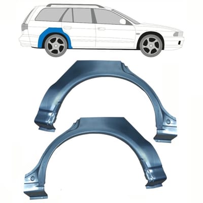 Reparatiepaneel achterspatbord voor Mitsubishi Galant 1996-2003 / Links + Rechts