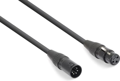 PD Connex DMX verloopkabel 5-pin XLR male naar 3-pin XRL female