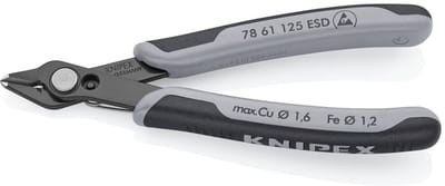 Knipex 78 61 125 ESDSB Zijkniptang 125 mm 1 stuk(s)