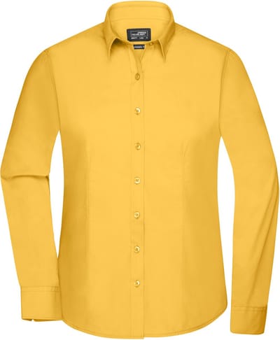 Daiber Blouse Dames Met Lange Mouwen (Geel) Maat XS