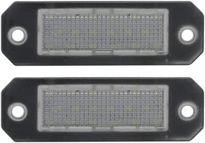 LED Kentekenplaatverlichting Set - Nummerplaat Verlichting - Voertuig Verlichting - Waterdicht Ontwerp - 11.2 x 6.6 x 4.7 cm - Transparant