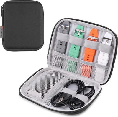 By Qubix - Organizer / opberghoes - Smartwatch bandjes & accessoires - Small - Zwart