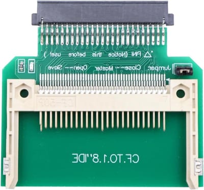 CF Kaart Adapter - Compact Flash Adapter - Opslag Uitbreiden - IDE naar CF - 18 inch - Zwart