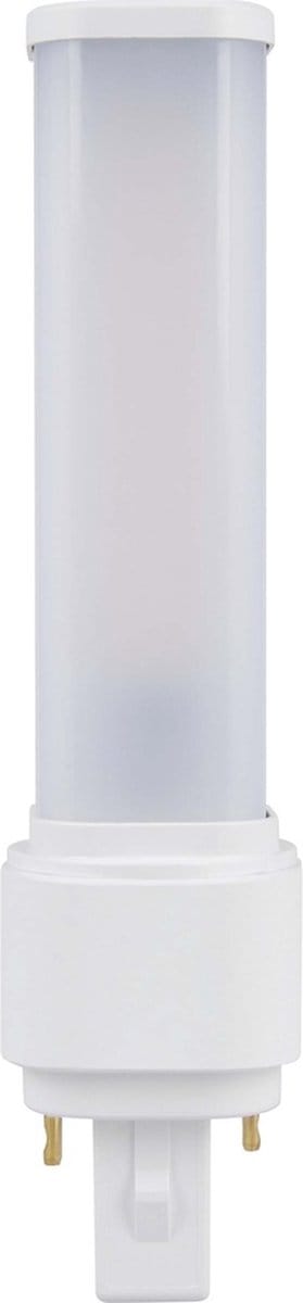 Ledvance - LED PL-C Dulux-D D/E - 6W 660Lm- 4000K 840 Helder Wit | EM/ Mains 230v - 2Pins G24d-1 - Vervangt 13W