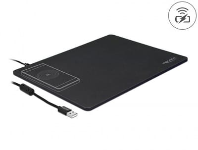 Delock USB Mouse Pad with Wireless Charging function