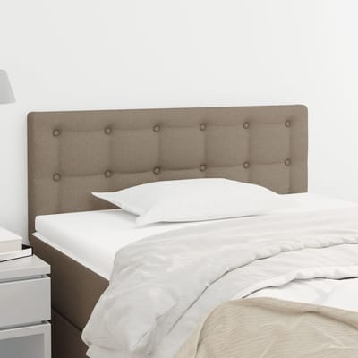 vidaXL - Hoofdbord - 100x5x78/88 - cm - stof - taupe
