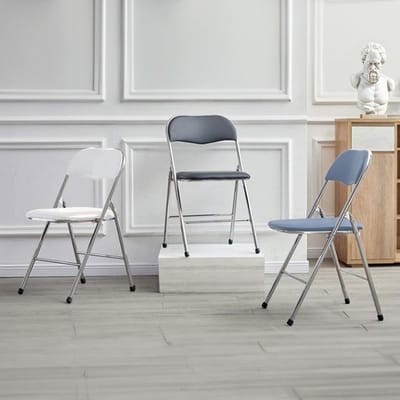 Set van 2 gewatteerde klapstoelen - comfortabele zitplaatsen voor binnen en buiten