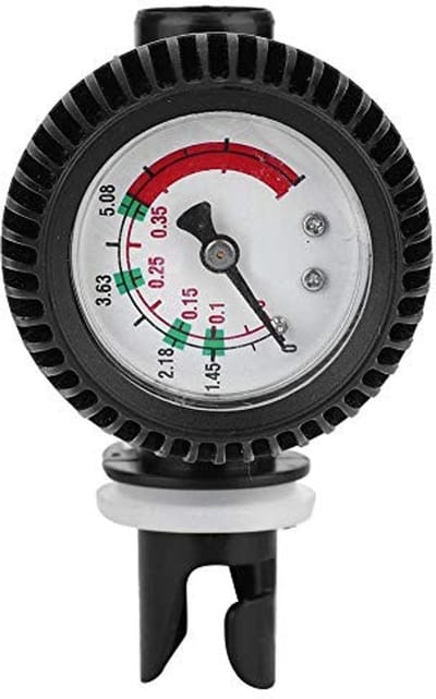 Dailygoods- Luchtdrukmeter tot 0.6 bar - Drukmeter - Manometer - Duurzaam PVC - Slijtvast - Geschikt voor opblaasbare boten/kayaks