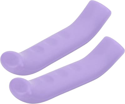 Remhendel Beschermhoezen - Fietsgrip Covers - Comfortabel Fietsen - Trillingsdempend Materiaal - 2 Stuks - Paars