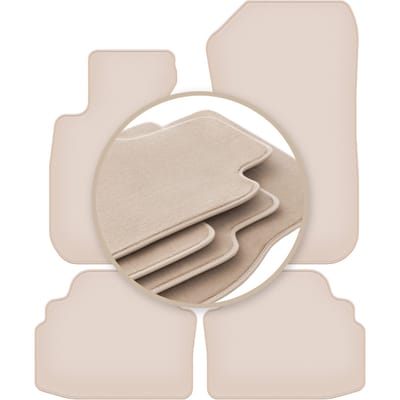 PREMIUM beige vloermatten voor: BMW 3 E92 xDrive coupé 2004-2011