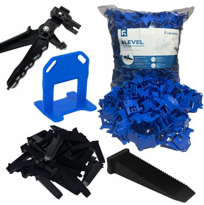 Ranplast Tegel-nivelleringssysteem 1,5 MM: 500 clips + 100 wiggen