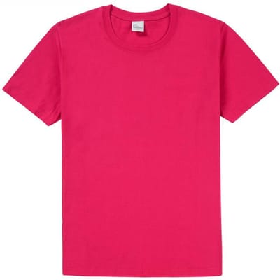 Kinder T-shirt Gekamd Katoen Effen Korte Mouwen Kleuterschool Bedrukt Klas Uniform voor Kleine en Middelgrote Kinderen 150cm red