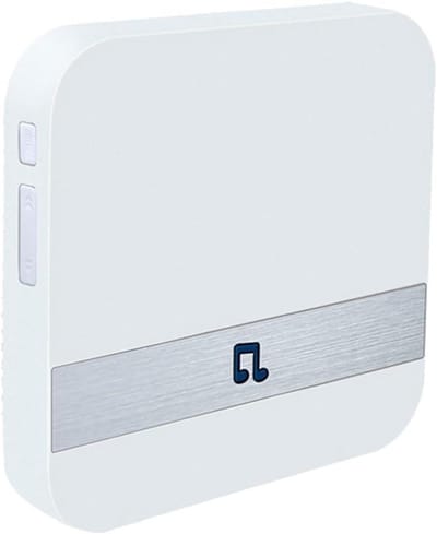 Draadloze Deurbel Ontvanger - Muziek Chime - Huisbeveiliging - 52 Melodieën Instelbaar - 10-110dB Volume - Wit