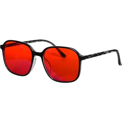 SHINU Blauwlichtfilter Bril met Rode Glazen voor Slaap Anti Blauwlicht Bril Gaming Bril met Oranje Getinte Glazen red