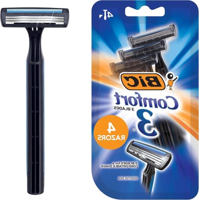 Scheerapparaten Mannen - Wegwerp Mesjes - Comfortabel Scheren - Anti-irritatie Smeerstip - 12 Stuks - Blauw