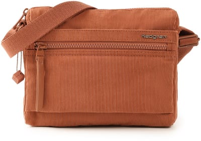 Hedgren Eye Dames Crossbodytas met RFID-bescherming – Klein – Ribfluweel Redwood Burl