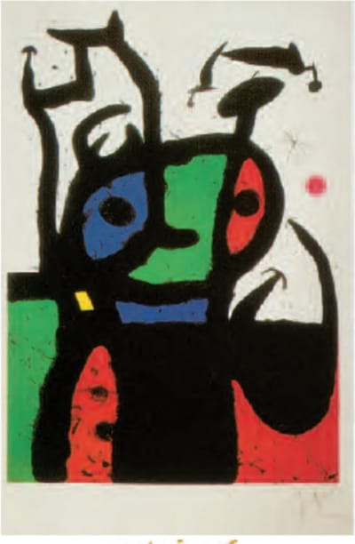 Joan Miro - De matador - Kunstposter - 40x50 cm