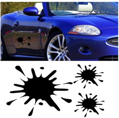 Allecto - Autostickers - Gekleurde Vlekken - Weerbestendig - Set van