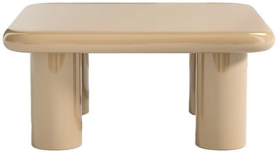 Vente-unique Salontafel van MDF - Gelakt beige - TAMISDA