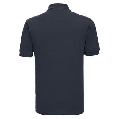 Russell Heren Klassiek Piqué Katoenen Polo Shirt (Franse marine)
