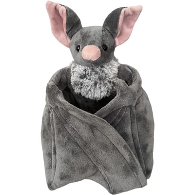 Grote Vleermuis Pluche Speelgoed Halloween Decor Creepy Goth Vleermuis Knuffeldier Levensgetrouwe Vleermuizen Pluche Poppen Gotische Vleermuis Zachte Knuffel Pluche gray