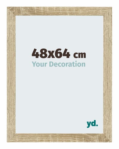Your Decoration - Puzzellijst 48x64 cm - Sonoma Eiken - Puzzellijst 500-1000 stukjes - MDF Fotolijst - Mura