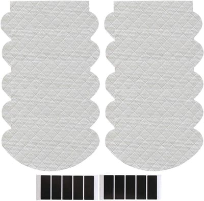 10 stuks dweildoeken geschikt voor ECOVACS DX55 T5 DV35 DV37 stofzuiger, inclusief 10 stickers.