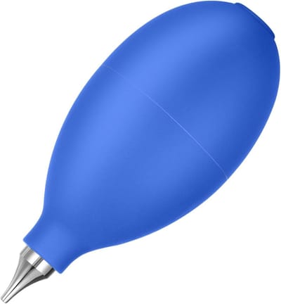 Rubberen pomp - Luchtblazer - Stof verwijderen - Verbeterde luchtstroom - 10 x 8 x 5 cm - Marineblauw