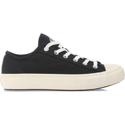 Lacoste Heren Backcourt 2.0 Canvas Lage Sportschoenen (Zwart)