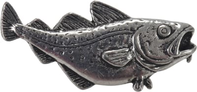 Visspeld Kabeljauw Speldje Kabeljauwspeldje Vis Vissen Broche Kraag Das Speld Hoed Sierspeld Cod Pin