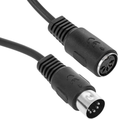 BeMatik - MIDI kabel 5-pinsmale naar vrouw 50 cm