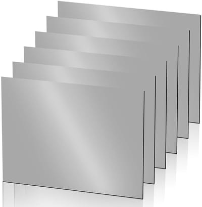 ABS Plastic Plaat 30 x 20 cm - 6 Stuks Laser Graveerplaten, Ideaal voor DIY Projecten, Schilderijen en Snijden, 1.3 mm Dikte