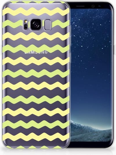 Samsung Galaxy S8 Plus TPU bumper Waves Yellow